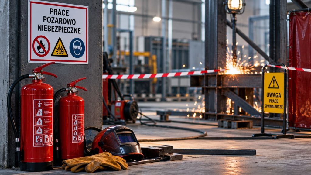 Prace pożarowo niebezpieczne w firmie — jak je bezpiecznie zorganizować?