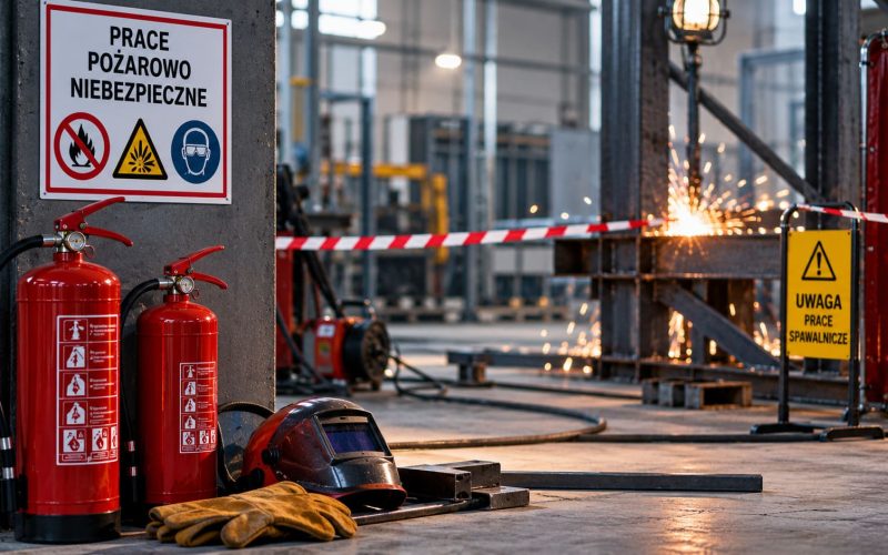 Prace pożarowo niebezpieczne w firmie — jak je bezpiecznie zorganizować?